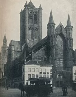 The Cathedral of St Bavo, Ghent, Belgium, c1900 (1914-1915). Artist: John Benjamin Stone