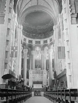 High Ceiling Prints: Cathedral of St. John, between c1915 and c1920. Creator: Bain News Service