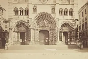 Genoa Liguria Italy Prints: The Cathedral of St. Lawrencefrom the north west