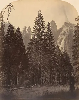 Carleton Emmons Prints: Cathedral Towers, 1861. Creator: Carleton Emmons Watkins