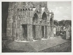 Charles N And Xe8 Prints: Cathedrale de Chartres, 1856 or 1857. Creator: Charles Negre