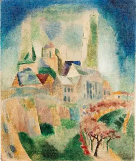 Delaunay Prints: Cathedrale de Laon, 1912. Creator: Delaunay, Robert (1885-1941)