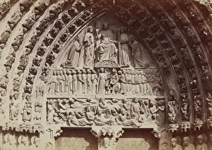 John The Theologian Prints: Cathedrale Notre-Dame, Paris, between 1880-1890. Creator: J Kuhn