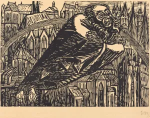 Barlach Ernst Prints: The Cathedrals, 1920. Creator: Ernst Barlach