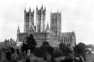 Lincoln Prints: The Cathedrals of England: Lincoln Cathedral, 1895. Creator: Francis Frith & Co
