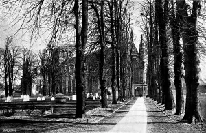 Vanishing Point Prints: The Cathedrals of England: Winchester Cathedral, 1895. Creator: Francis Frith & Co