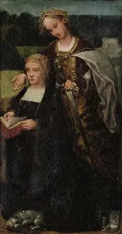 Catherine of Aragon (1485-1536), 1525. Creator: Isenbrant, Adriaen (1490-1551)