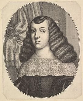 Catarina De Bragança Collection: Catherine of Braganza, 1661. Creator: Wenceslaus Hollar