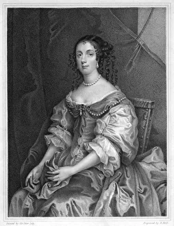 Stewart Prints: Catherine of Braganza, Queen Consort of King Charles II of England