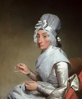 Thimble Prints: Catherine Brass Yates (Mrs. Richard Yates), 1793 / 1794. Creator: Gilbert Stuart