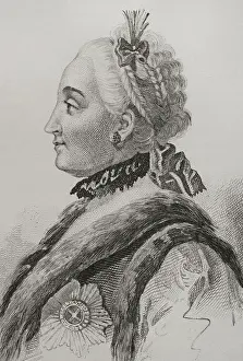 Catherine the Great, 1839. Creator: Mme Lesueur