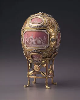 Alexandra Feorodovna Collection: Catherine the Great Easter Egg, 1914. Artist: Wigstrom, Henrik Immanuel