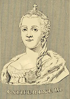 The Great Prints: Catherine II, (1729-1796), 1830. Creator: Unknown