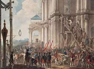 Catherine II on the Balcony of the Winter Palace, Greeted by the Guards on the Day of the Palace Revolution on June 28