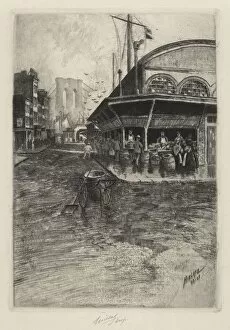 C F William Mielatz Gallery: Catherine Market, 1903 / 1907. Creator: Charles Frederick William Mielatz