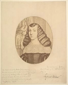 Catherine Henrietta Gallery: Catherine, Princess of Portugal, 1661. Creator: Wenceslaus Hollar
