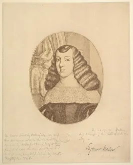 Catarina De Bragança Collection: Catherine, Princess of Portugal, 1661. Creator: Wenceslaus Hollar