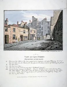 Moser Prints: Cato Street, Marylebone, London, 1820. Artist: F Moser