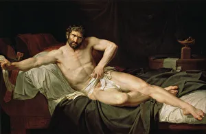Images Dated 27th July 2010: Cato Uticensis, c1795. Artist: Guillaume Lethiere