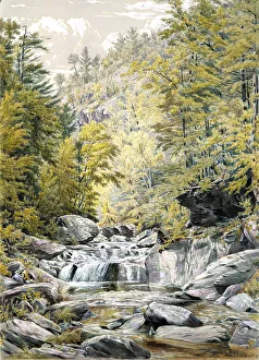 Miller Prints: Catskill Clove, 1856. Creator: William Rickarby Miller