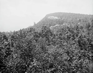 Summit Prints: Catskill Mountain House and Summit Station of Otis Elevating Railway