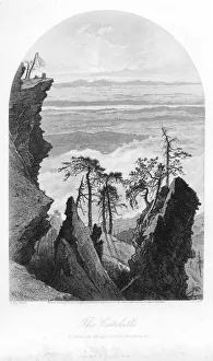 Outcrop Prints: The Catskills, Sunrise from South Mountain, 1873. Artist: Appleton & Co
