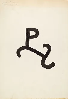 Cattle Brand, c. 1936. Creator: J. Henry Marley