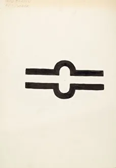 Cattle Brand, c. 1936. Creator: J. Henry Marley