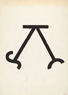 Cattle Brand, c. 1936. Creator: J. Henry Marley