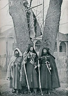 Caucasian soldiers, 1912