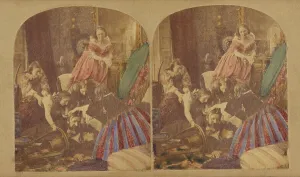 Joseph John Elliott Prints: Caught at last, pretty creature. about 1860. Creator: Joseph John Elliott