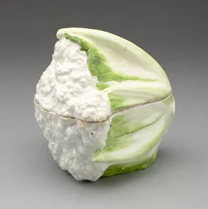 Chelsea Prints: Cauliflower Tureen, Chelsea, c. 1755. Creator: Chelsea Porcelain Manufactory