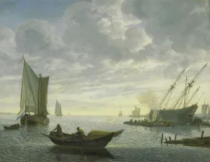 Maintenance Prints: Caulking of a Vessel, 1660-1686. Creator: Lieve Verschuir
