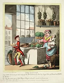 Carrot Gallery: The Caution, Covent Garden Theatre, 1828