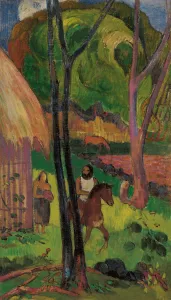 Paul Eugéne Henri 1848 1903 Prints: Cavalier devant la case, 1902