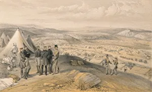 William Simpson Prints: Cavalry Camp, 1856