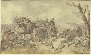 Turbans Prints: Cavalry charge against infantry