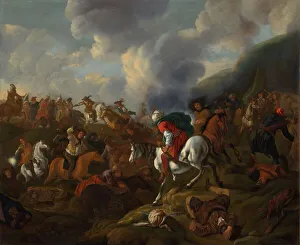 Black Smoke Prints: A Cavalry Encounter between Turkish Troops and the Troops of the Austrian Emperor