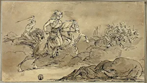 Cavalry Going Into Battle, 1813. Creator: James Stuart