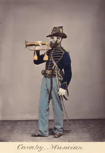 Cavalry, Musician, 1866. Creator: Oliver H. Willard