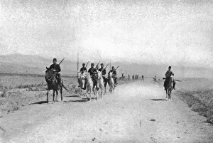 Sykes Tatton Benvenuto Mark Prints: Cavalry Patrol near Erzinjan, c1906-1913, (1915). Creator: Mark Sykes