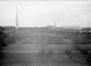 Drill Prints: Cavalry Review By President Wilson - Cavalry In Maneuvers