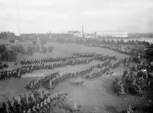 Drill Prints: Cavalry Review By President Wilson - Cavalry In Maneuvers