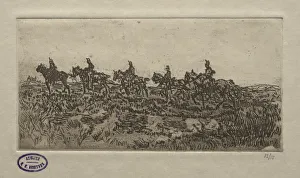 Cavalry Scene. Creator: George Hendrik Breitner (Dutch, 1857-1923)