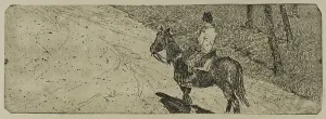 Fattori Giovanni Prints: Cavalry Soldier, n.d. Creator: Giovanni Fattori