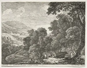 The Cave, c. 1652-1654. Creator: Herman van Swanevelt (Dutch, c. 1600-1655)