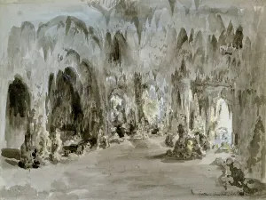 Martin Elias Prints: The Cave of Painshill. Creator: Elias Martin