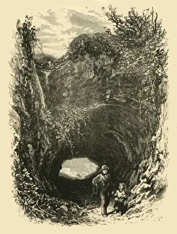 Cave at Pegwell Bay, 1898. Creator: Unknown