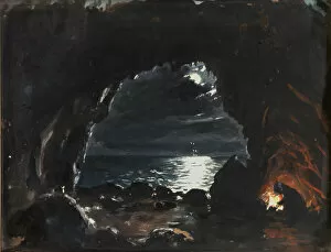 Smithsonian American Art Museum Collection: Cave Scene, mid-late 19th century. Creator: John O Brien Inman