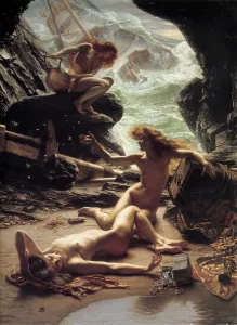 Shipwreck Prints: The Cave of the Storm Nymphs, 1903. Artist: Edward John Poynter